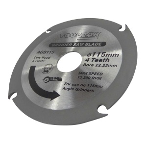 115mm x 22.23mm x 4T Multi Purpose Saw Disc