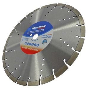 350mm x 25.4mm Concrete Cut Diamond Blade 13mm