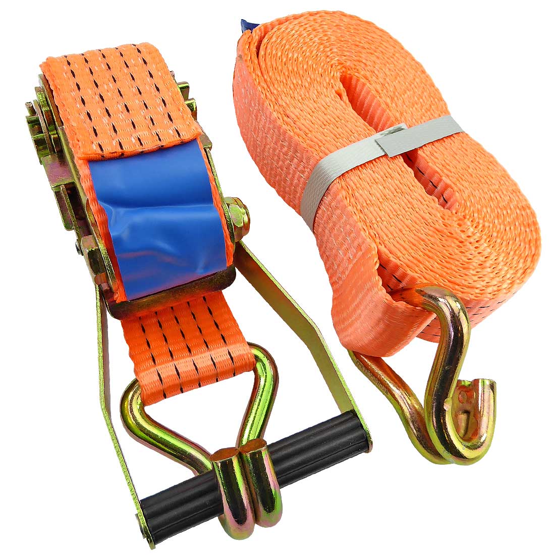 Heavy Duty 5000kg Ratchet Straps with Claw Hooks