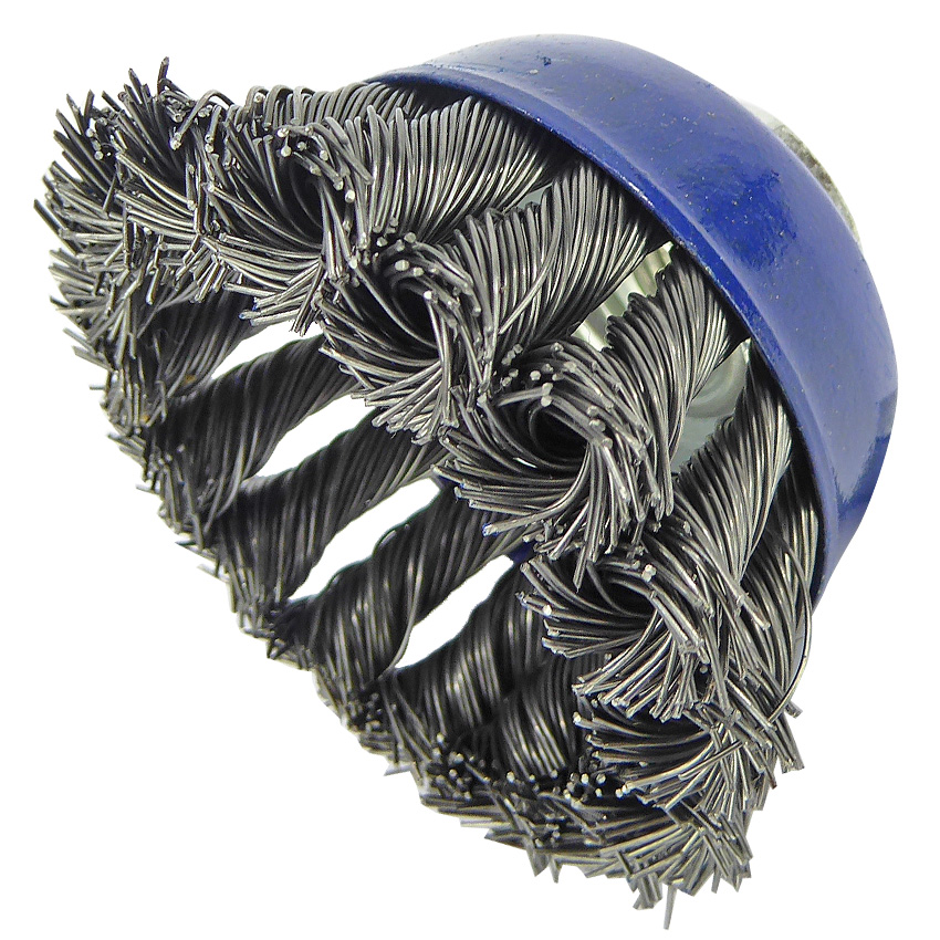 Wire Cup Brush Twist Knot 65mm x M10 x 1.5